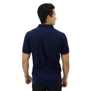 Foto 4 | Foto 4 | Playera Polo Hugo Valentino P-3010 color Azul para Caballero