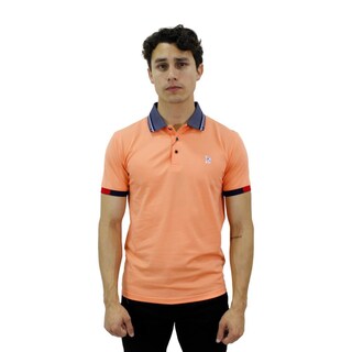 Foto 1 | Foto 1 | Playera Pavini Tipo Polo De Caballero Lisa Orange P-3020
