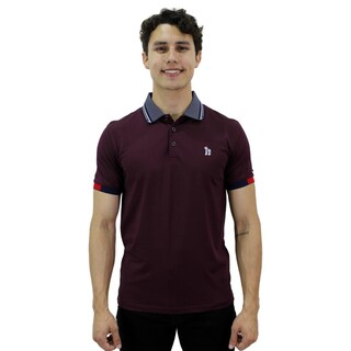 Foto 1 | Foto 1 | Playera Tipo Polo Pavini P-3020-Burgundy color Vino para Caballero