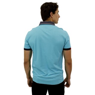 Foto 3 | Foto 3 | Playera Pavini Tipo Polo De Caballero Lisa Teal P-3020