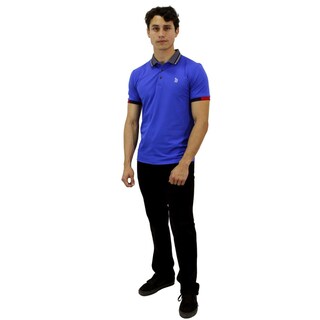 Foto 4 | Foto 4 | Playera Pavini Tipo Polo De Caballero Lisa Royal P-3020