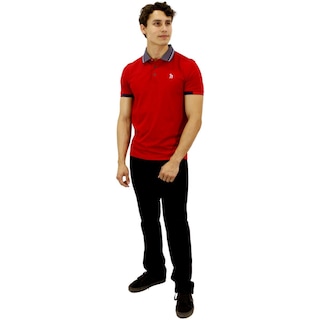 Foto 4 | Foto 4 | Playera Pavini Tipo Polo De Caballero Lisa Red P-3020