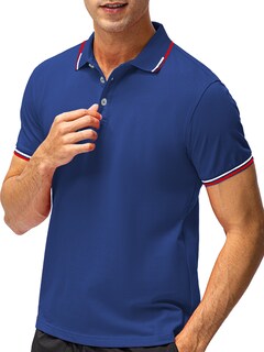 Foto 2 | Foto 2 | Playera Polo Shendy Vendy 255 color Azul Rey Manga Corta Casual para Hombre