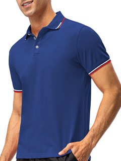 Foto 5 | Foto 5 | Playera Polo Shendy Vendy 255 color Azul Rey Manga Corta Casual para Hombre
