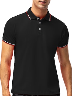 Foto 1 | Foto 1 | Playera Polo Shendy Vendy 255 color Negro Manga Corta Casual para Hombre