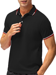 Foto 2 | Foto 2 | Playera Polo Shendy Vendy 255 color Negro Manga Corta Casual para Hombre