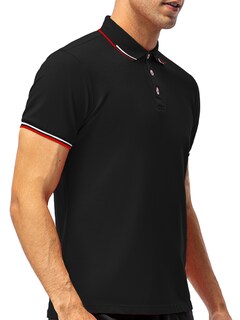 Foto 3 | Foto 3 | Playera Polo Shendy Vendy 255 color Negro Manga Corta Casual para Hombre