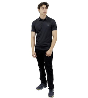 Foto 2 | Foto 2 | Playera Polo Hugo Valentino color Negro para Hombre