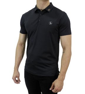 Foto 3 | Foto 3 | Playera Polo Hugo Valentino color Negro para Hombre