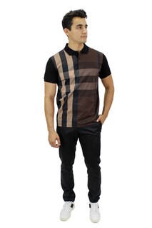 Foto 2 | Foto 2 | Playera Huggo Valentino P-2192 Café para Hombre