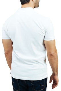 Foto 5 | Foto 5 | Playera Tipo Polo Rams Cottons Roger Blanco Corte Slim Fit para Hombre