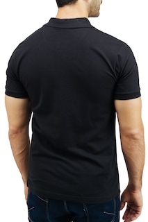 Foto 3 | Foto 3 | Playera Tipo Polo Rams Cottons Modelo Roger Negro Corte Slim Fit para Hombre