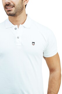 Foto 3 | Foto 3 | Playera Tipo Polo Rams Cottons Roger Blanco Corte Slim Fit para Hombre