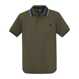 Foto 1 | Foto 1 | Playera Polo Bordado Polo Team color Verde Olivo