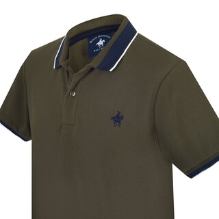 Foto 2 | Foto 2 | Playera Polo Bordado Polo Team color Verde Olivo
