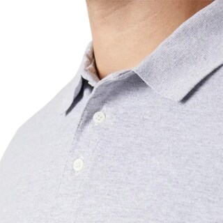 Foto 3 | Foto 3 | Playera Polo Piqué Para Caballero - Heather (gris Claro)