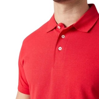 Foto 3 | Foto 3 | Playera Polo Piqué Para Caballero - Color Rojo - 100% Algodón