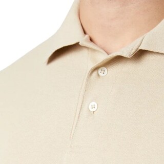 Foto 3 | Foto 3 | Playera Polo Piqué Para Caballero - Color Khaki - 100% Algodón