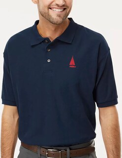 Foto 2 | Foto 2 | Playera Polo Marinity Azul Marino para Hombre