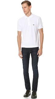 Foto 4 | Foto 4 | Polo Lacoste Classic Chine L.12.12 Blanco para Hombre - Venta Internacional