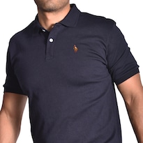 Playera Tipo Polo Color Marino Hpc Polo Para Hombre
