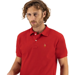 Foto 1 | Foto 1 | Playera Tipo Polo Color Rojo Hpc Polo Para Hombre