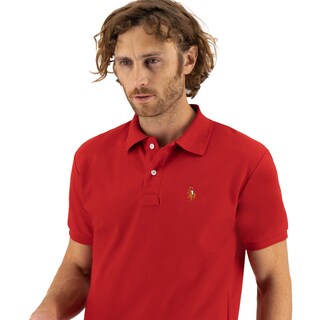 Foto 1 | Foto 1 | Playera Tipo Polo Color Rojo Hpc Polo Para Hombre