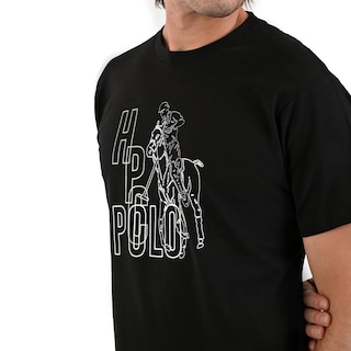 Foto 2 | Foto 2 | Playera Estampada Hpc Polo Color Negro