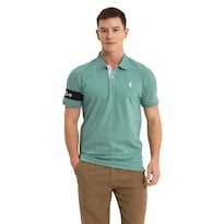 Playera Polo De Caballero
