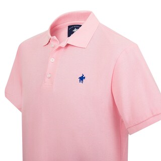 Foto 4 | Foto 4 | Playera Polo Lisa Color Rosa Rock Hampton Polo Team