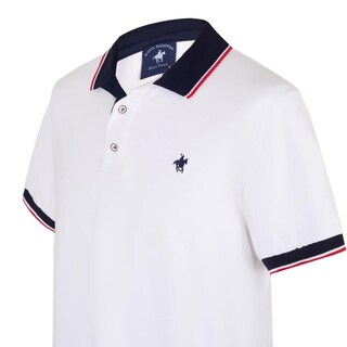 Foto 2 | Foto 2 | Playera Polo Color Blanco Rock Hampton Polo Team