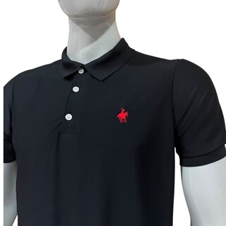Foto 4 | Foto 4 | Playera Polo Color Negro Rock Hampton Polo Team