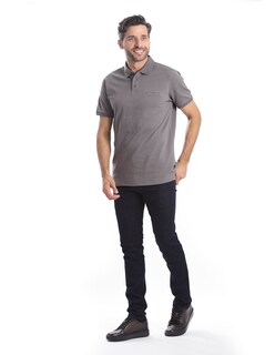 Foto 2 | Foto 2 | Playera Polo Hombre Kenneth Cole Kcpv25pol10 Gris Casual