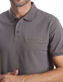 Foto 3 | Foto 3 | Playera Polo Hombre Kenneth Cole Kcpv25pol10 Gris Casual