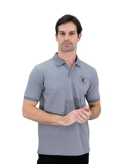 Foto 1 | Foto 1 | Playera Polo Hombre Kenneth Cole Kcoi24pol24 Gris Casual