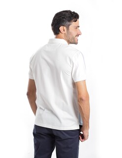 Foto 4 | Foto 4 | Playera Polo Hombre Kenneth Cole Kcpv25pol17 Azul Blanco Casual Algodón