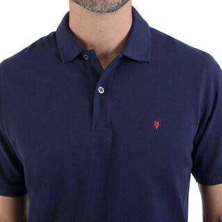 Foto 3 | Foto 3 | Playera Tipo Polo Yale Manga Corta Regular Fit 6909 Marino