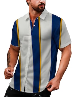 Foto 3 | Foto 3 | Camisa Casual Strech Manga Corta para Hombre
