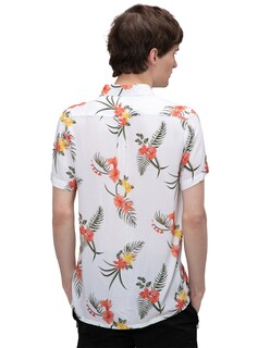 Foto 2 | Foto 2 | Camisa Regular Fit Estampada de Manga Corta 218106 color Blanco