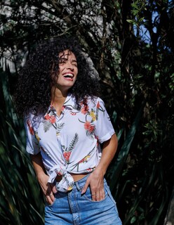 Foto 3 | Foto 3 | Camisa Regular Fit Estampada de Manga Corta 218106 color Blanco