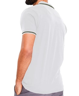 Foto 3 | Foto 3 | Playera Polo Hombre Shendy Vendy Manga Corta Casual Camisa Blanco Grande