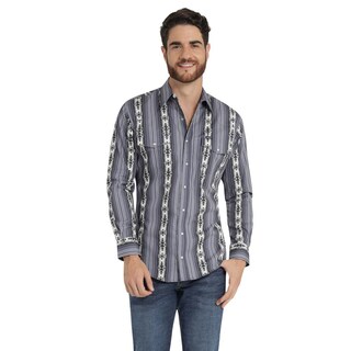 Foto 1 | Foto 1 | Camisa Vaquera Hombre Wrangler Regular Fit Manga Larga 366 Azul