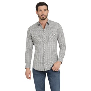 Foto 1 | Foto 1 | Camisa Vaquera Hombre Wrangler Slim Fit Manga Larga 433 Beige
