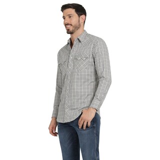 Foto 2 | Foto 2 | Camisa Vaquera Hombre Wrangler Slim Fit Manga Larga 433 Beige