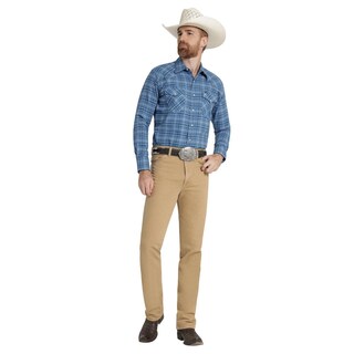 Foto 4 | Foto 4 | Camisa Vaquera Hombre Wrangler Regular Fit Manga Larga 299 Azul