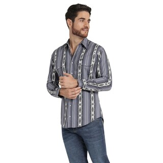 Foto 2 | Foto 2 | Camisa Vaquera Hombre Wrangler Regular Fit Manga Larga 366 Azul