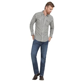 Foto 4 | Foto 4 | Camisa Vaquera Hombre Wrangler Slim Fit Manga Larga 451 Verde