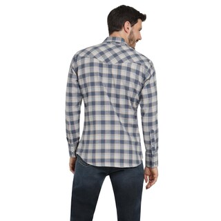 Foto 3 | Foto 3 | Camisa Vaquera Hombre Wrangler Regular Fit Manga Larga 298 Azul
