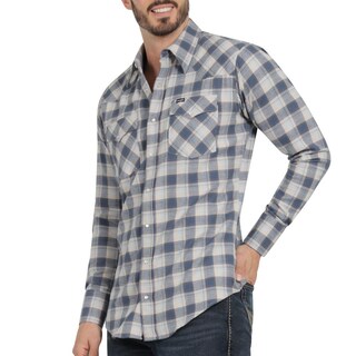 Foto 5 | Foto 5 | Camisa Vaquera Hombre Wrangler Regular Fit Manga Larga 298 Azul
