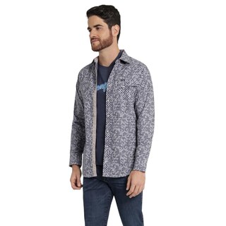 Foto 2 | Foto 2 | Camisa Vaquera Hombre Wrangler Slim Fit Manga Larga 436 Azul